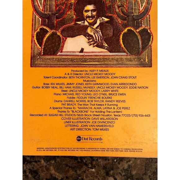 Freddy Fender - Rock 'N' Country 1976 Original Vinyl LP 12" Country Rock - Picture 5 of 7